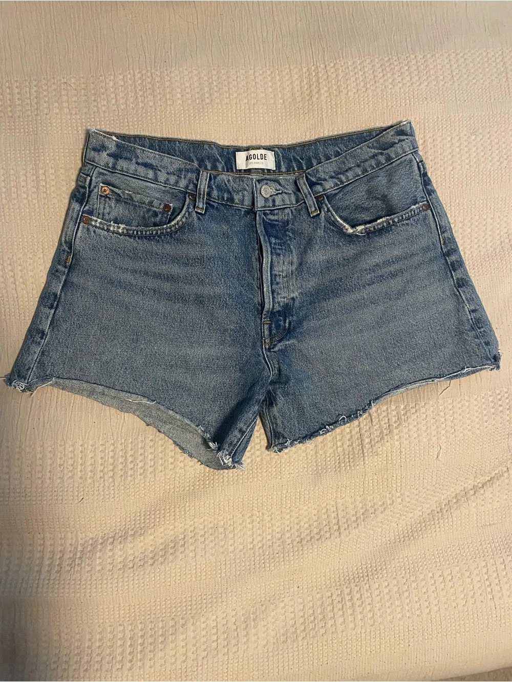 Agolde Parker Denim Shorts size 30